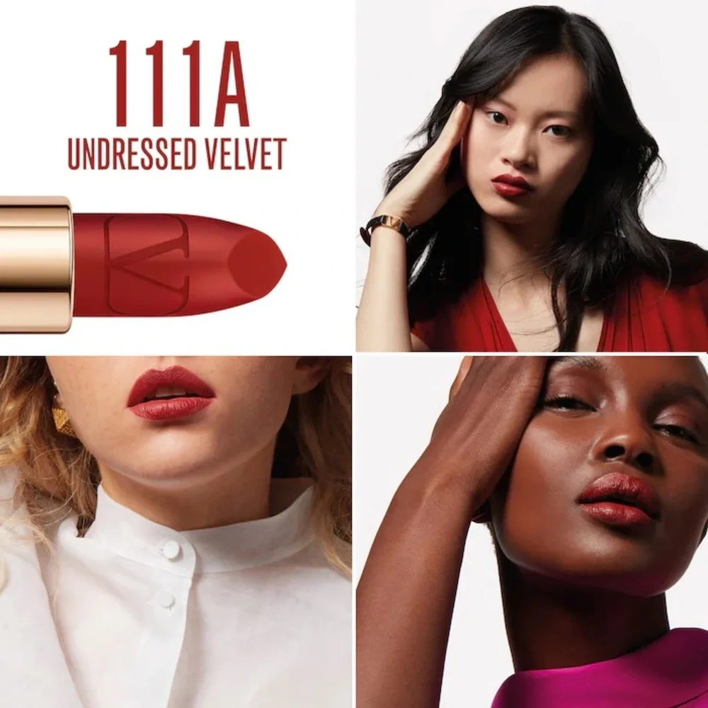 Rosso Valentino MATTE High Pigment Refillable Lipstick 111A